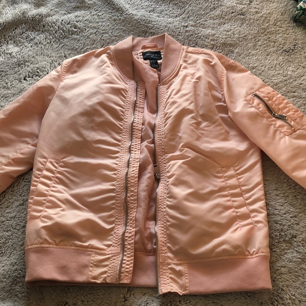 Pink Bomber Jacket